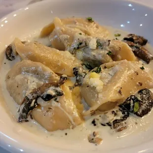 Mushroom ravioli.  Amazing