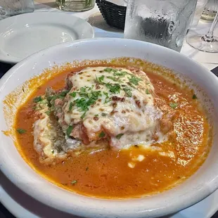 The lasagna- pudding my favorite dish straight off the menu.