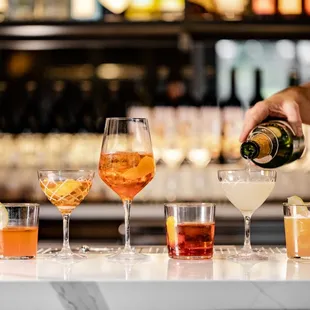 Delicious cocktail line up offered at il Modo in Sundance Square Fort Worth.