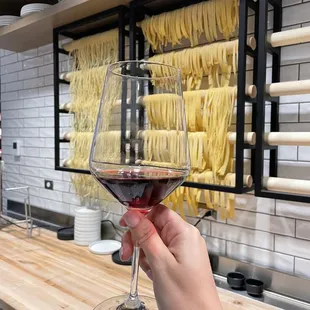 Wine &amp; pasta making room