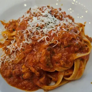 Fettuccine w/Veal Ragu