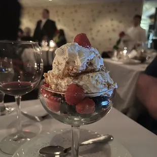 Mixed berries dessert