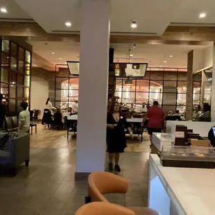 Entrance to the restaurant from the bar area.