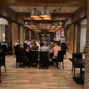View of part of the spacious dining area.