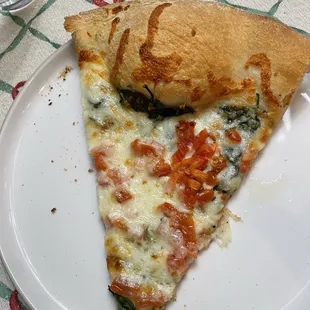 Example of the large overdone crust