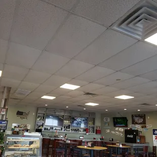 Large dining area with a full bar!