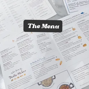 the menu