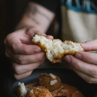 Fried risotto balls?  YES PLEASE!  @NOMTASTICDC