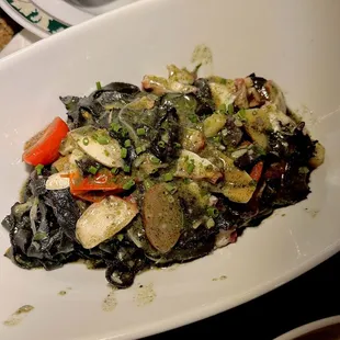 Squid ink pasta