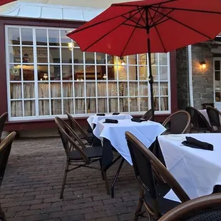 Patio dining