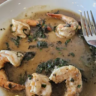 Appetizer grilled shrimp