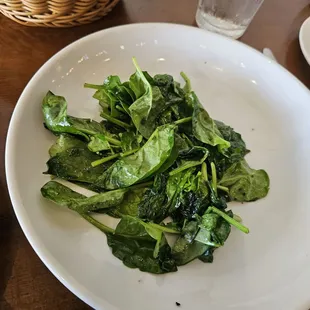Sauteed spinach