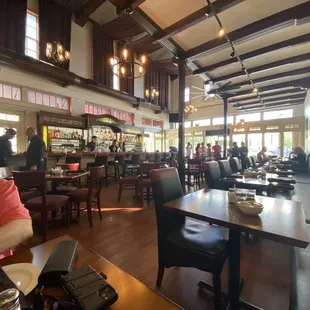 Restaurant view from our seats