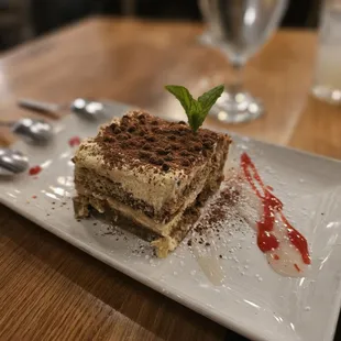 Tiramisu, you can tell it&apos;s freshly made in house. Amazing!