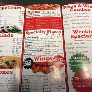 Pizza place with a huge dining area