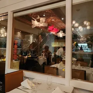 the interior of a restaurant