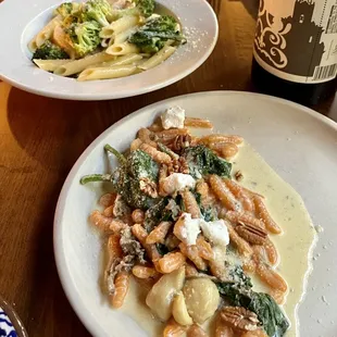 cavatelli; penne w/broccoli