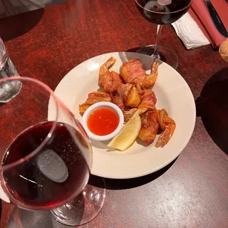 Bacon Wrapped Prawns