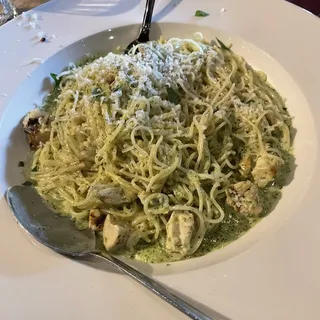 Chicken Pesto Capellini