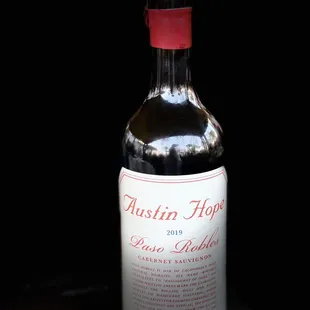 The best wine on the menu!