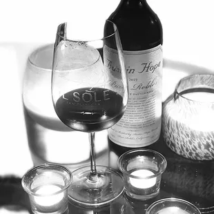 Wine I ordered at dinner-fabulous