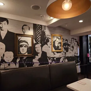 12/14/2023 - Drag'd to Dinner Holiday drag show! Il Solito's décor is pretty on point!