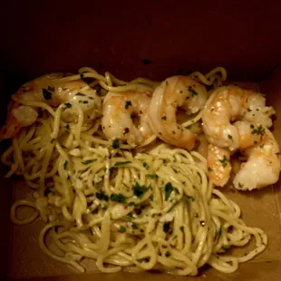 Shrimp Scampi pasta