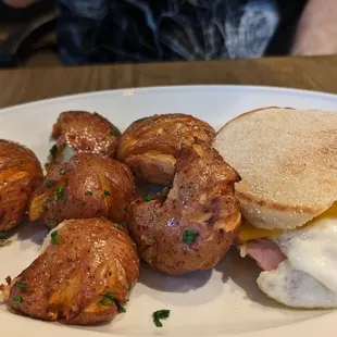 Breakfast Sandwich - comes with breakfast potatoes