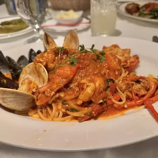 Nightly special with lobster