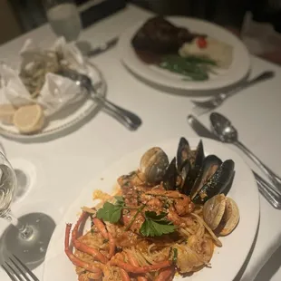 Lobster and Seafood pasta
