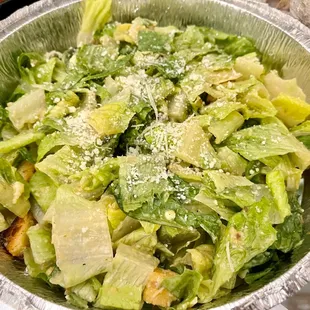 Lovely (and garlicky)Caesar Salad.