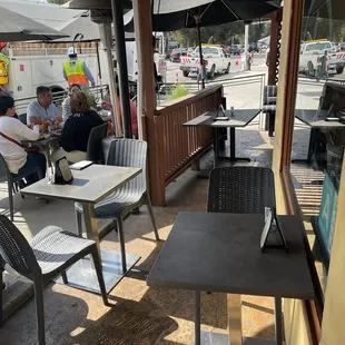 Outdoor seating area