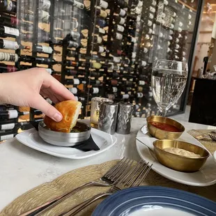 Wine cellar...bread dip