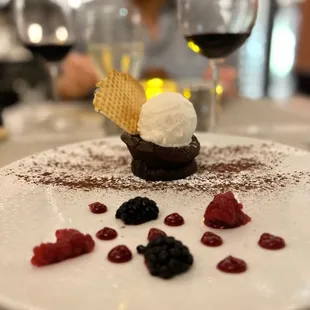 Warm Chocolate Budino