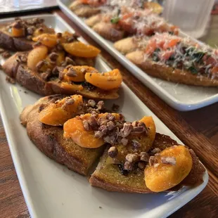 Apricot bruschetta (seasonal)