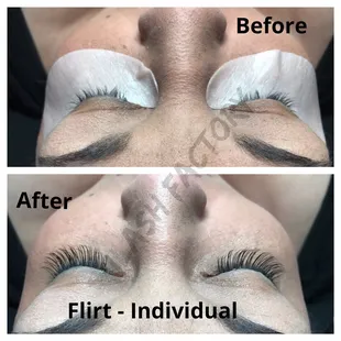 Flirt individual eyelash extensions