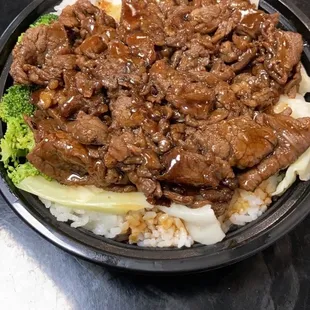 Teriyaki Beef Rice Bowl!