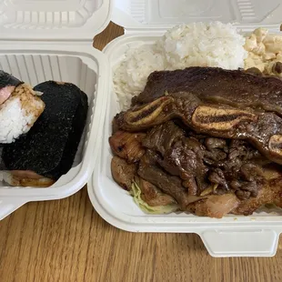 #8 Aloha BBQ Mix and Spam Musubi ( 2 pieces)