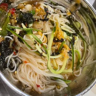 Cold noodle soup