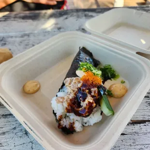 Tasty hand rolls!