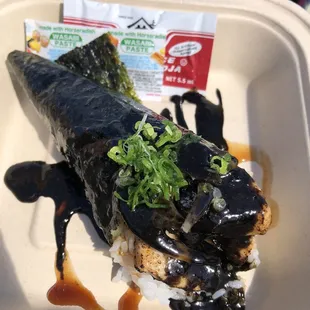 Seared ahi with black sesame sauce!