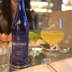 "Spring to Summer" mezcal cocktail.  This is a seasonal drink and I hope they change it to keep it year round :)