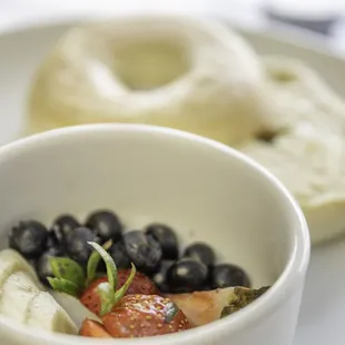 Bagels and Fruit