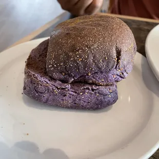 Ube Pandesal Toast
