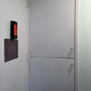 Closet (bottom has a hot water heater)