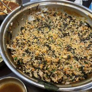 The fried rice at the end is a must!