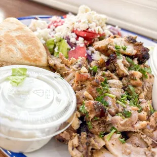 Chicken Souviaki Plate