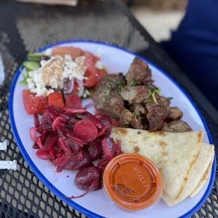 Pork Souvlaki Plate