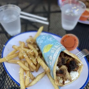 Chicken Souviaki Sandwich