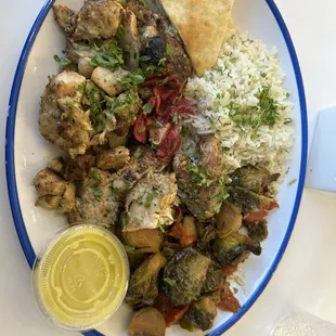 Chicken Souviaki Plate